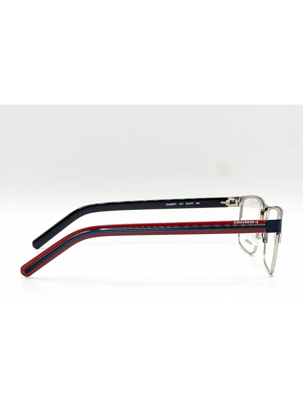 Converse Cv3007Y 411 Satin Obsidian Authentic Eyeglasses 51-17-140